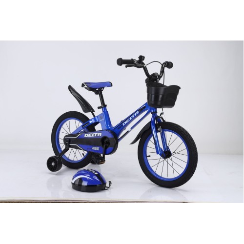 Облегчённый велосипед Delta Prestige 16 синий + шлем в подарок!